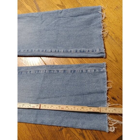 J.Crew Jeans Womens 30 BLUE SKINNY FLARE FLARED Preowned Summer Work Used Winter - Picture 2 of 8